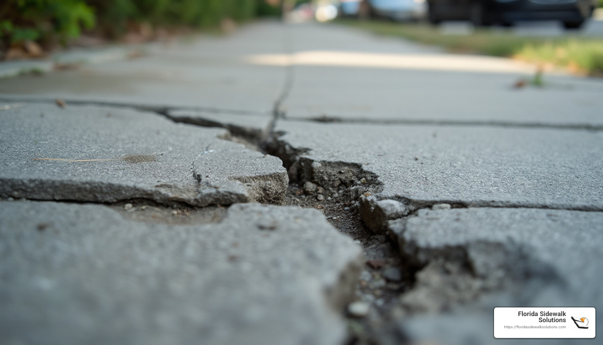 fix sidewalk trip hazards