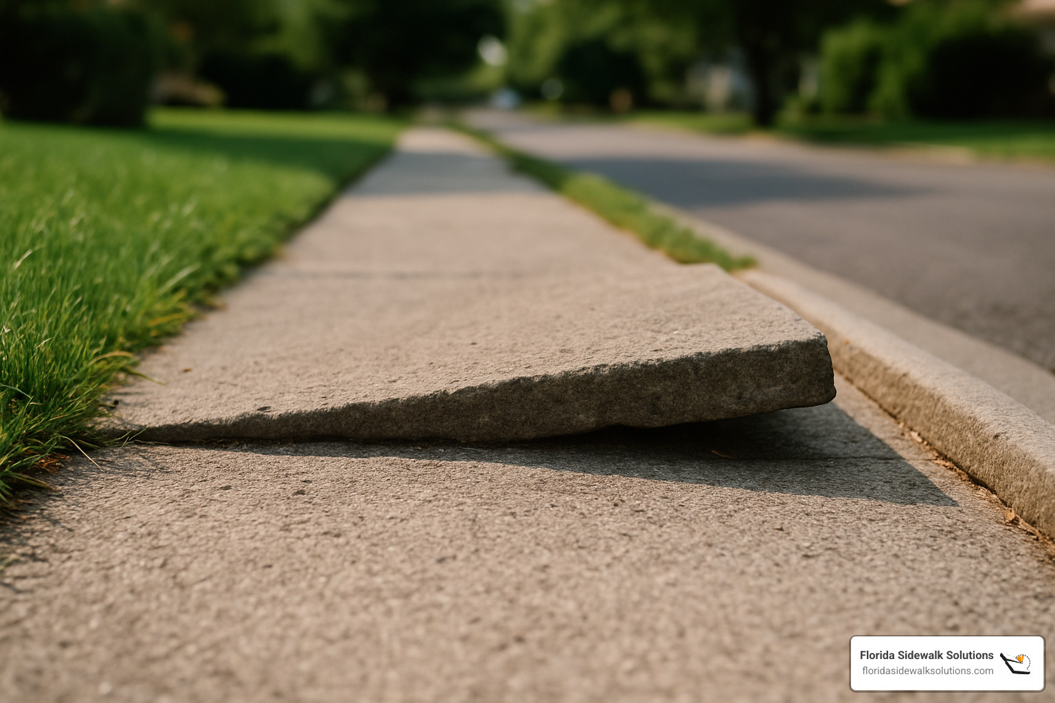 how to fix not leveled sidewalk