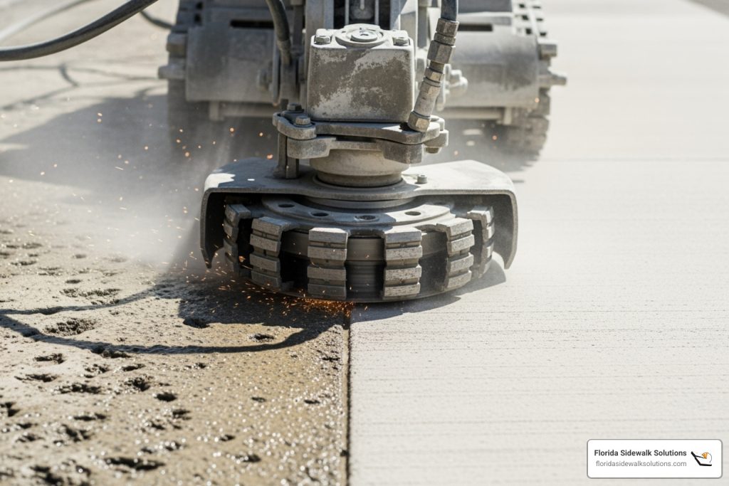 Concrete grinding solutions