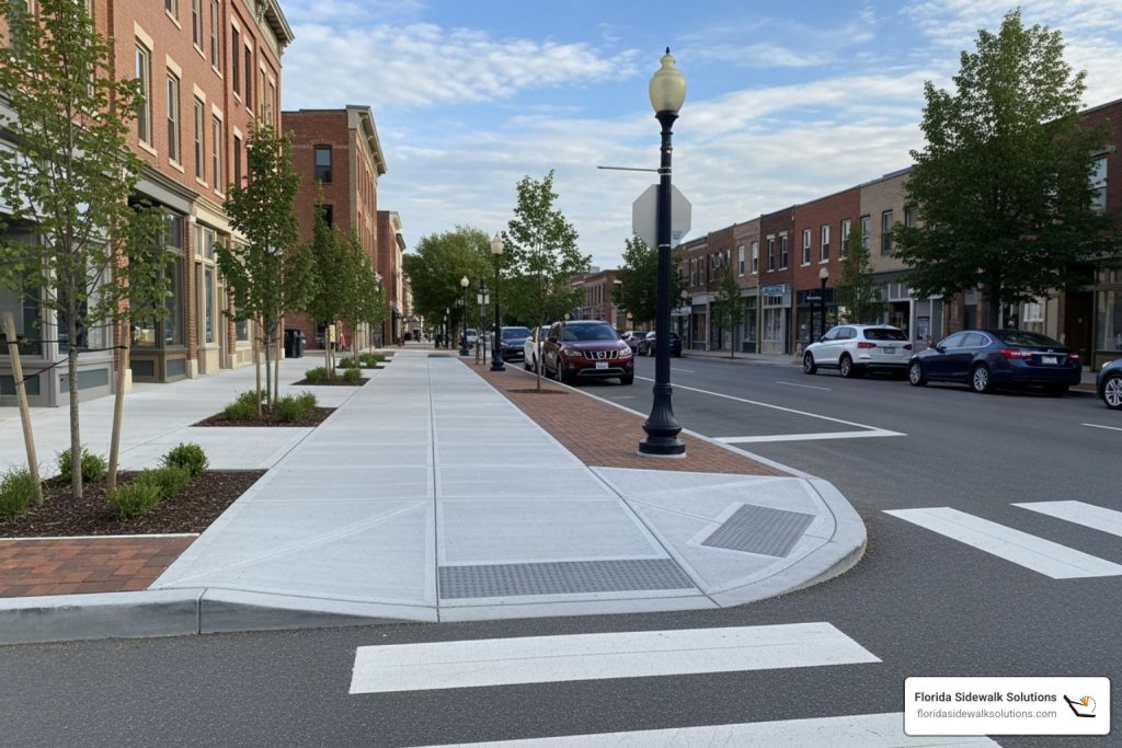 ADA compliance for sidewalks