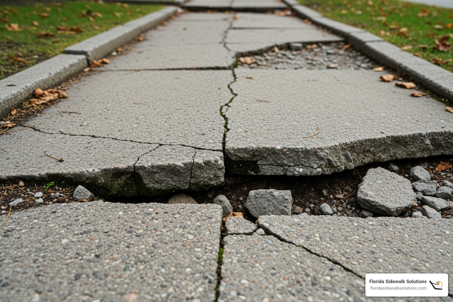 Concrete walkway repairs