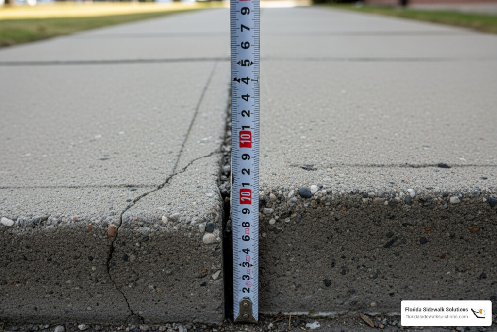 Sidewalk leveling cost