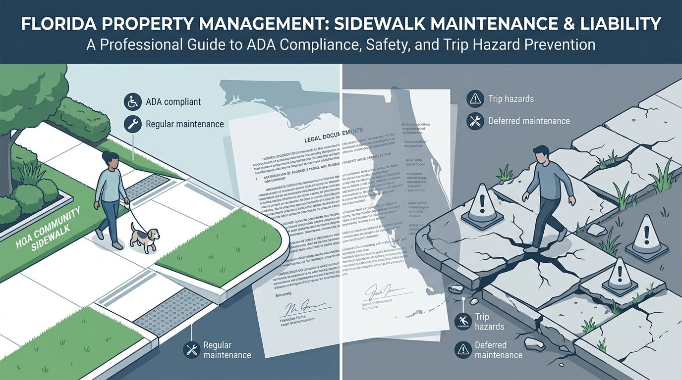 The Legal Framework: HOA Sidewalk Responsibilities in Florida