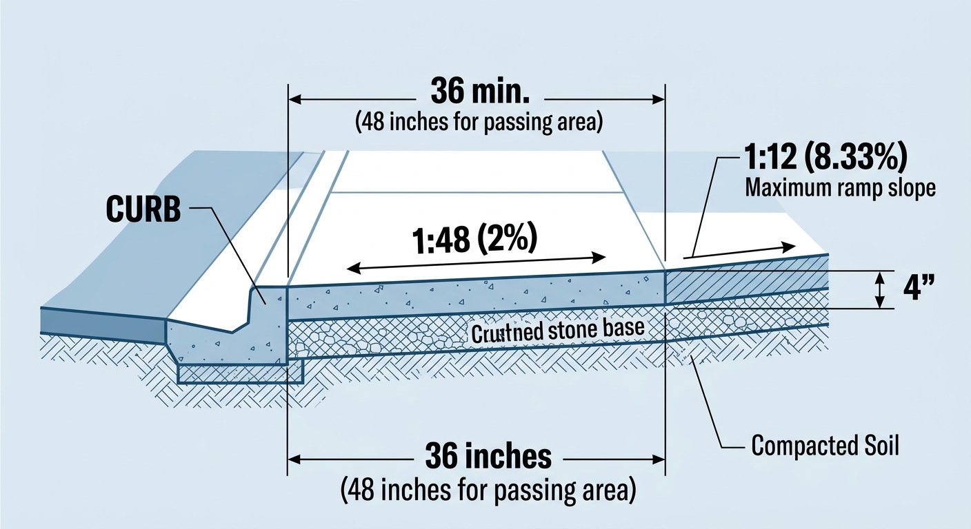 What ADA Sidewalk Compliance Actually Requires